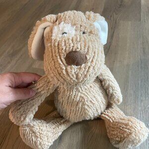 Manhattan Toy Adorables Plush Puppy Dog Brown White Spot 14"!